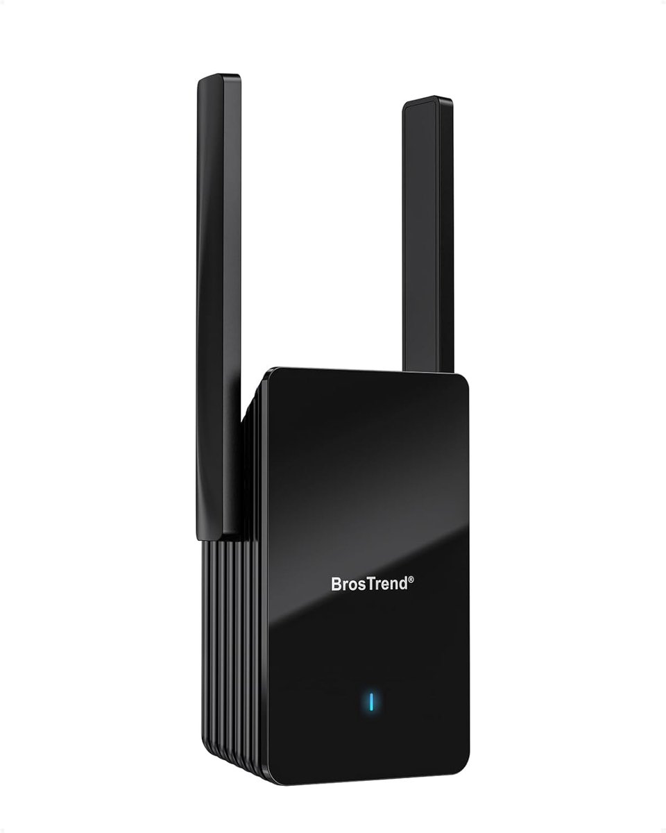 Thijox - AX3000 WiFi 6 Versterker Booster met Gigabit-poort, Dual Band WiFi Extender tot 2000 m², Signaalversterker voor 45 Apparaten, Eenvoudige Inst