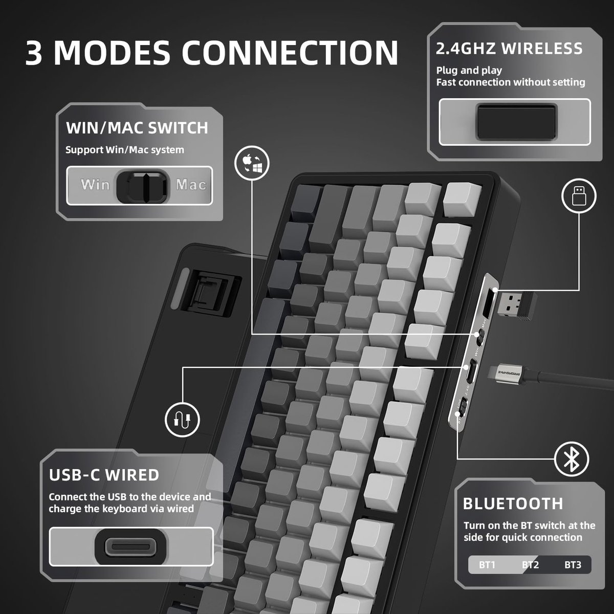 Mechanical Keyboard - Mechanisch Toetsenbord Gaming thumbnail 3