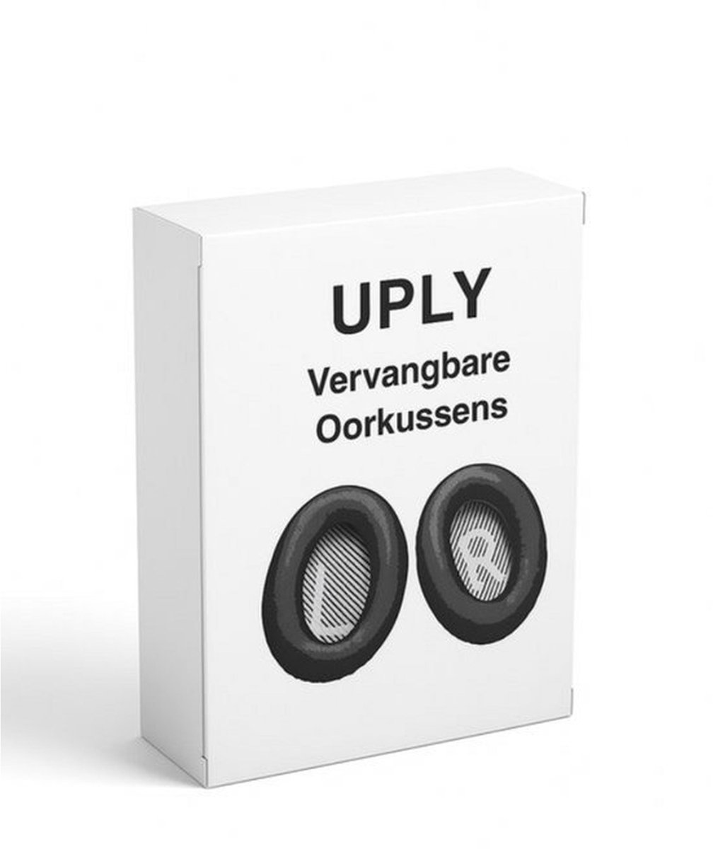 Set Oorkussens voor Sony Koptelefoon - WH-1000XM5 Oorkussen - Kunstleer met Traagschuim - Zilver thumbnail 2