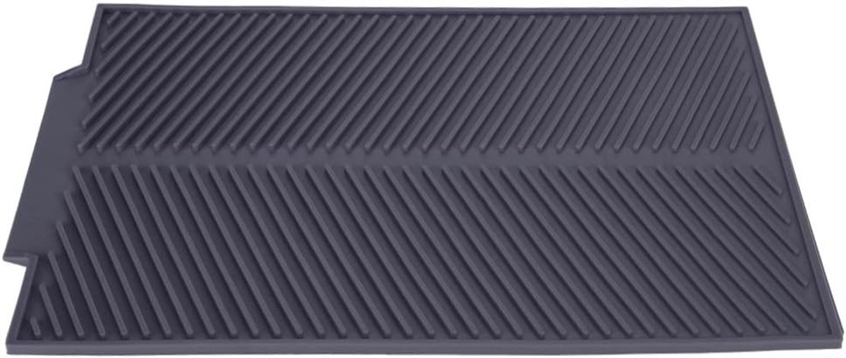 Droogmat voor Tafelgerei, Silicone, Hittebestendig, Antislip, Rectangular, 39 x 25 cm, Keukenaccessoire, Afwasmat, Waterabsorberend