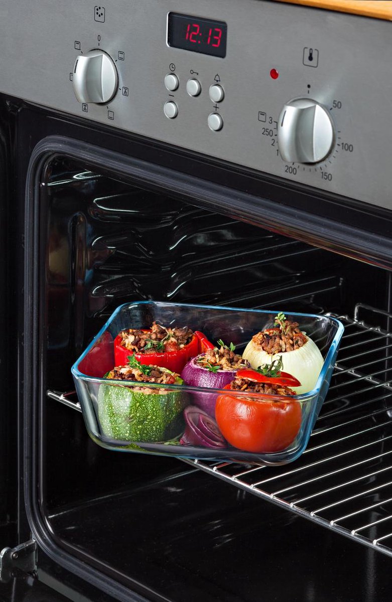 Pyrex - Cook & Freeze Schaal Vierkant met Deksel 20 x 20cm - Transparant — cadeau in Koken & Dineren - foto 6