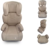 Liefjes & Co Moveup Isofix Autostoel – i-Size – Groep 2/3 (100–150 cm) Memory Foam - Afstelbare hoofdsteun - Booster - Beige