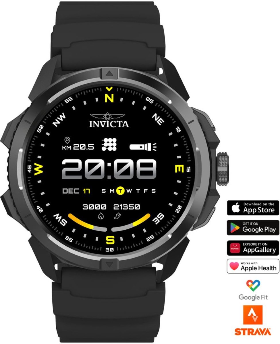 Invicta I-Tech ITECH-009 Heren Smartwatch - 47 mm