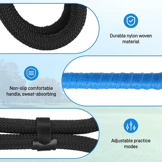 SnelShoppen - Golf Grip Training Aid, Swing Trainer, Velocity Grip Golf, Speed Sticks voor Indoor en Outdoor Training, Golf Training Equipment voor Ma van Snelshoppen — afbeelding 3
