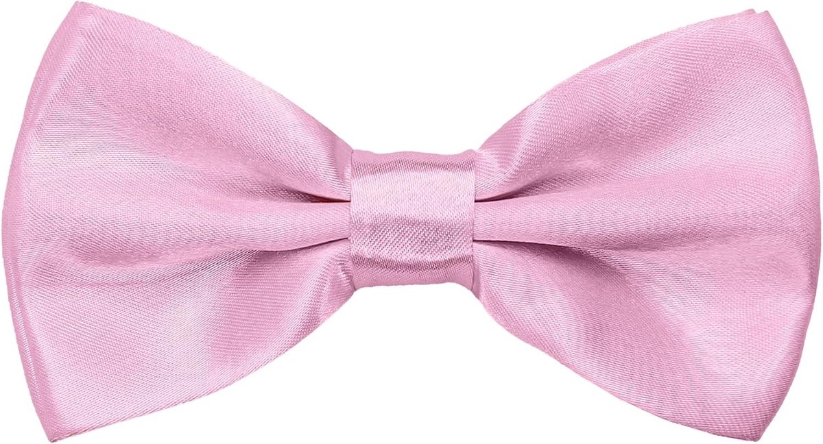 Stijlvolle zijden strikdas voor heren en tieners, perfect voor bruiloften, feesten en speciale gelegenheden, roze kleur