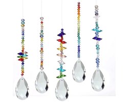 Dailygoods - ToBeIT kristallen zonnevanger maakt betoverende lichtreflexen, decoratieve hanger om zelf te maken (D)