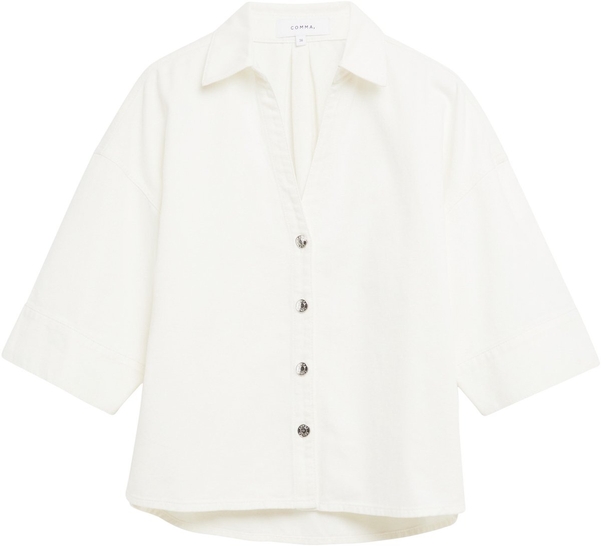 comma - female - Los denim overhemd