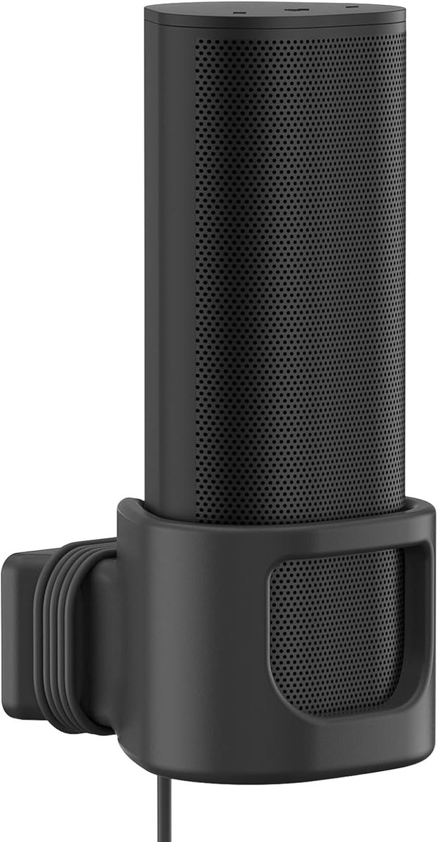 Stevige Wandbeugel voor Draagbare Speakers - Ruimtebesparende Houder voor Sonos Roam en Roam SL, Eenvoudig te Installeren, Zwart, Ideaal voor Thuisgebruik en Kantoor