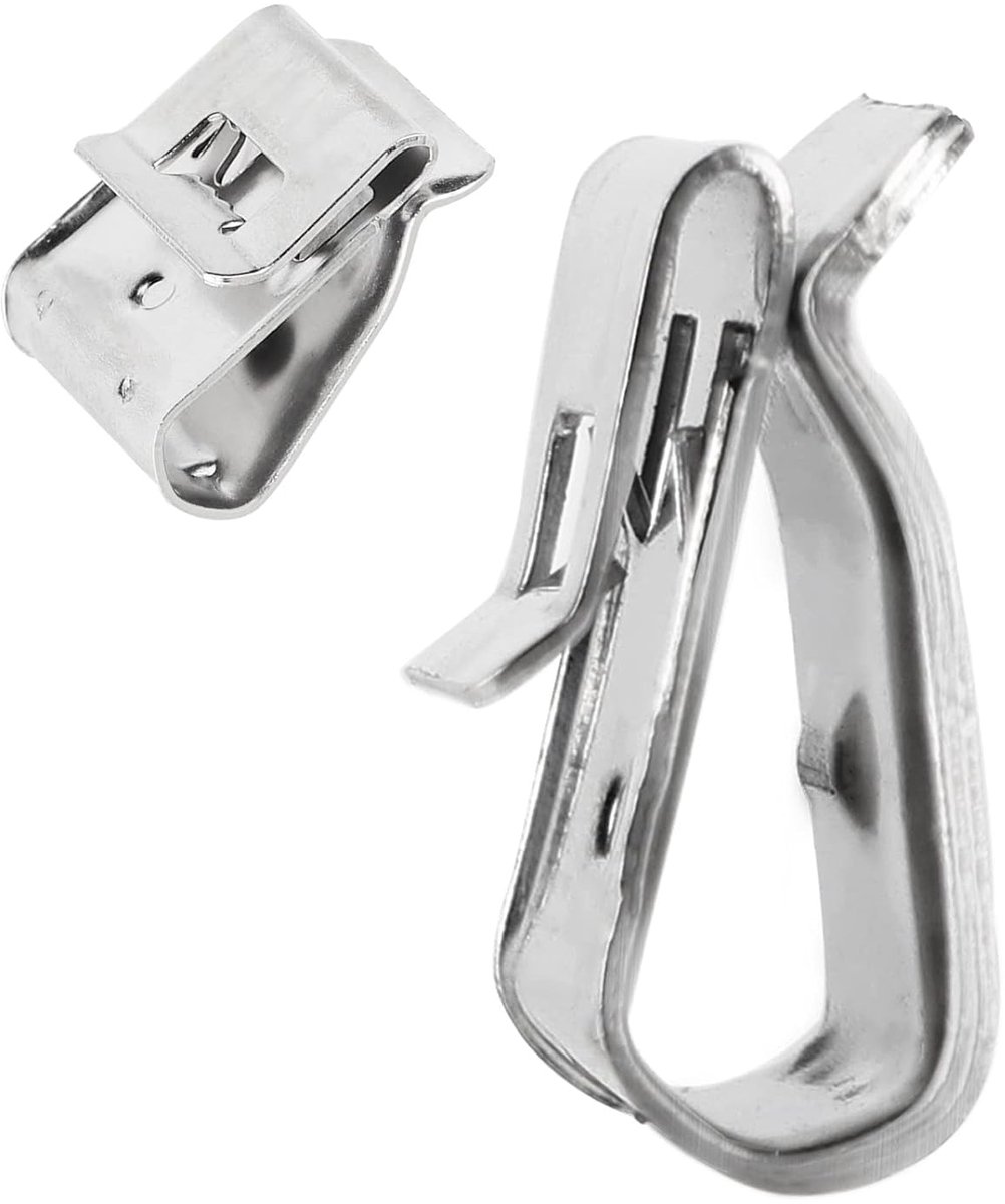 Kabelclips 50 stuks - RVS kabelbinders - Duurzaam materiaal - Ideaal voor kabelbeheer - SnelShoppen