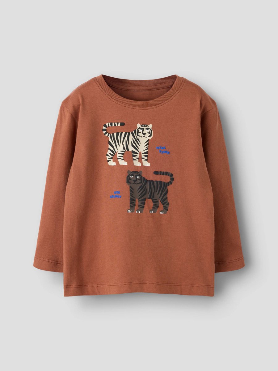 NAME IT - NMMLUCCAN LS NREG TOP Heren T-shirt