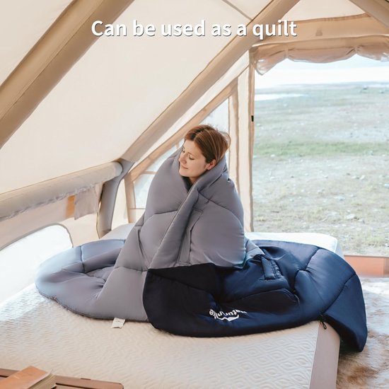 Thijox - Lichtgewicht Naturehike Slaapzak met Capuchon - Comfortabele Dekenslaapzak voor Camping, Outdoor Avonturen en Reizen - Ideaal voor Kinderen e — afbeelding 5