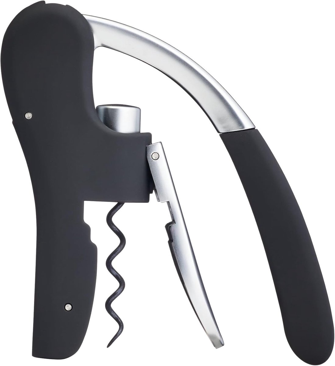 Thijox - Deluxe Kurkentrekker Wijnopener met Ingebouwde Foliesnijder - Perfect voor Feest, Keuken, Camping, Rood, Wit, Rosé, Sprankelend - Duurzaam en