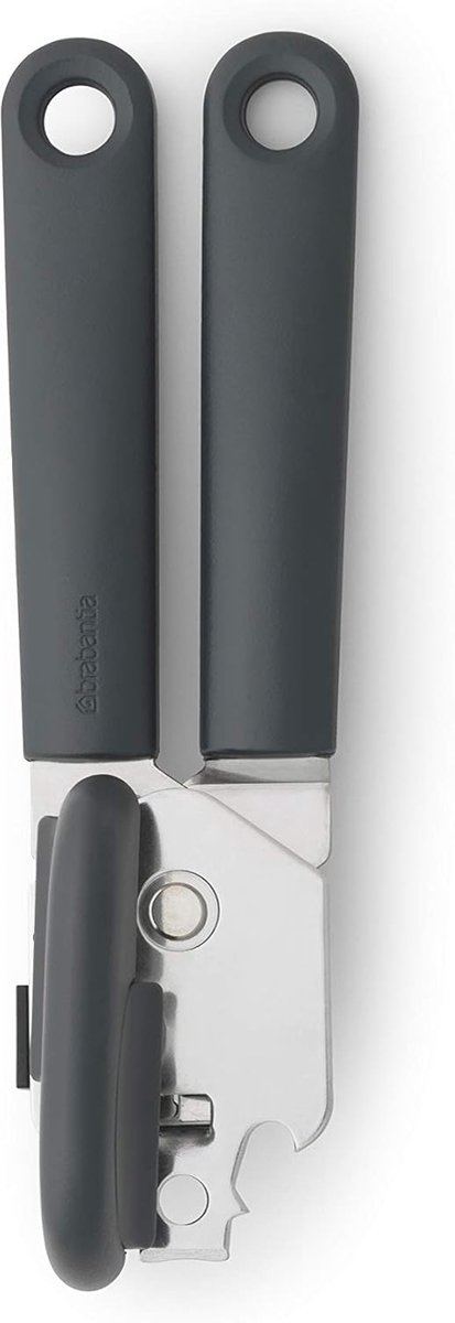 SnelShoppen - Blikopener en Flesopener Set - Keukenaccessoires voor Blikken en Flessen - Hoogwaardige Dark Grey Keukenhulpjes - Ideaal voor Koken, Fee
