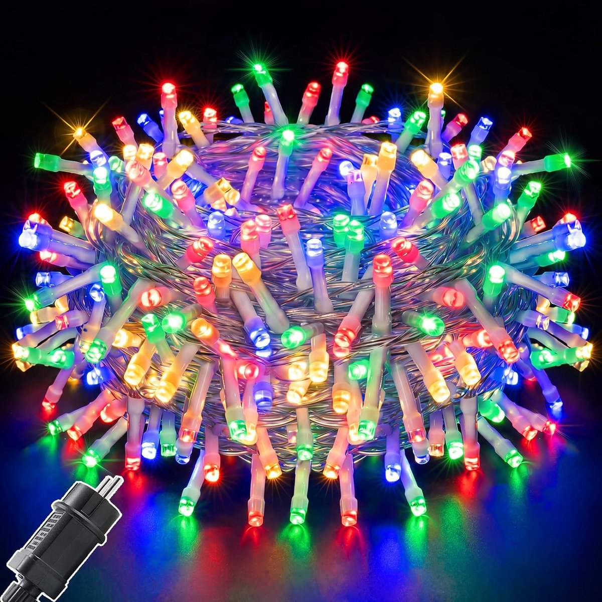 Thijox - Lichtsnoer 30m met 300 LED's - Waterdichte Lichtketting voor Buiten en Binnen - Met Timer, 8 Modi, Geheugenfunctie - Perfect voor Kerst, Brui
