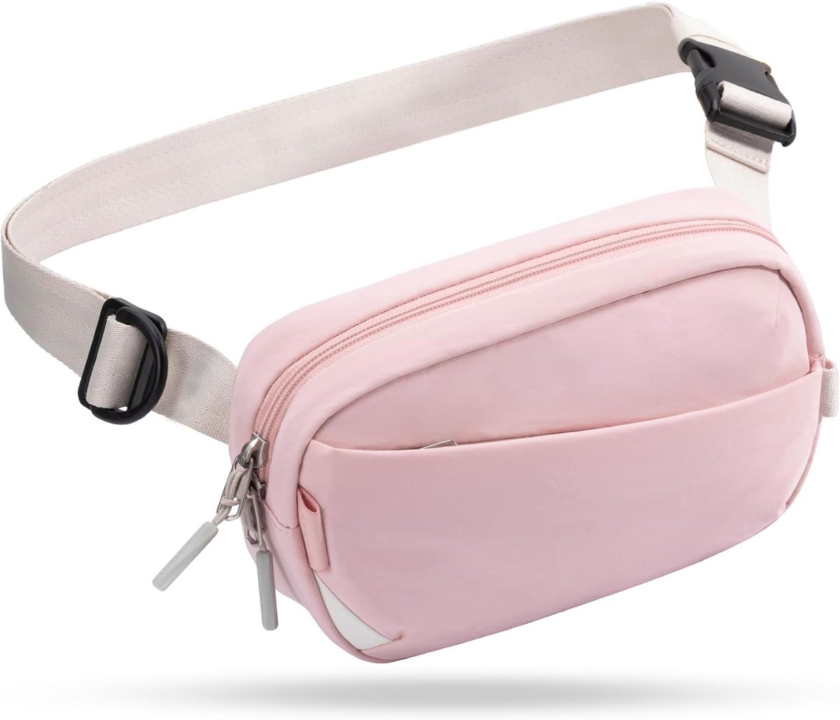 Thijox - Inateck Sling Bag X-Mini, 1,5L Heuptas voor Dames en Heren met RFID-bescherming, Spatwaterdichte Borstas voor Reizen, Sport en Wandelen in Ro