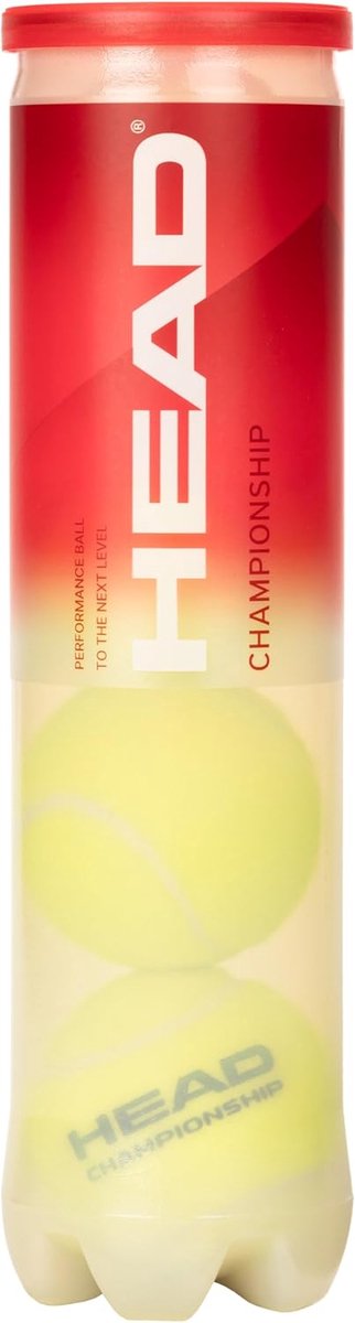 Thijox - Head Championship Tennisballen - Professionele Tennisballen - Hoogwaardige Duurzaamheid - 4 Stuks - Perfect voor Competitief Spelen en Recrea