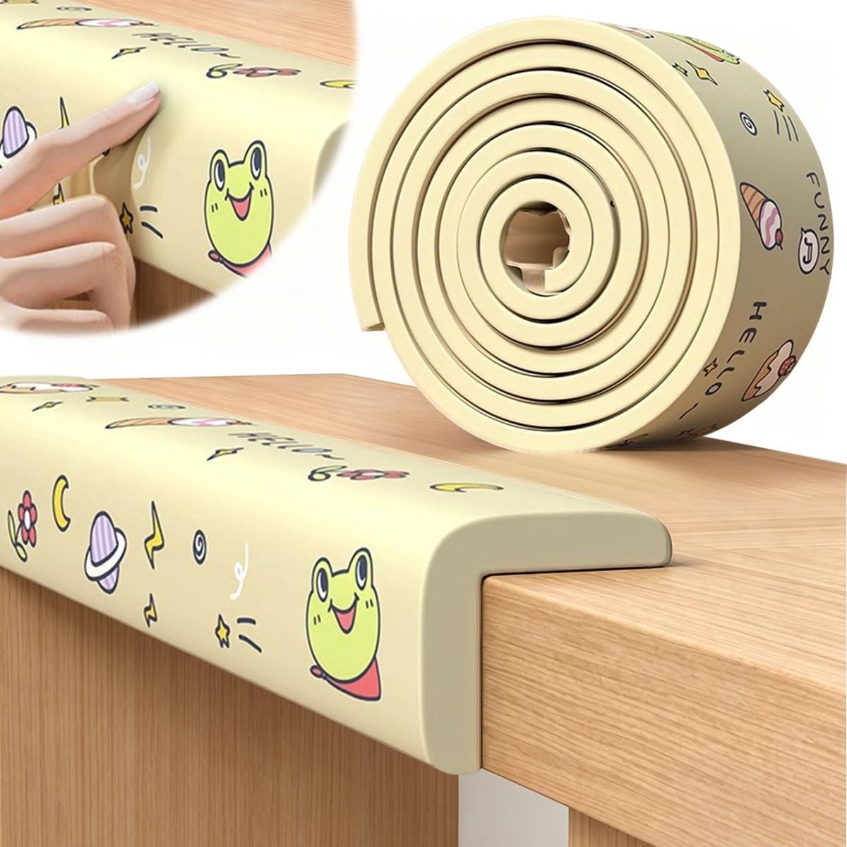 Dailygoods- Tafelrandbescherming - Zelfklevend - Hoekbescherming Baby - Schuimrubber - Veiligheid Meubels - Hoge Dichtheid