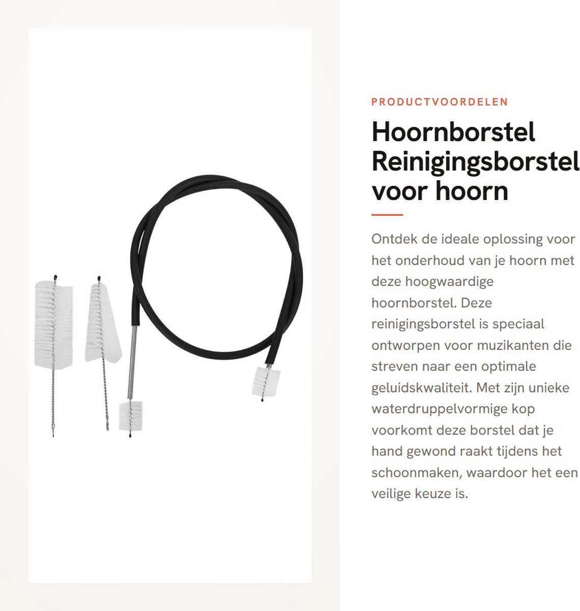 Dailygoods- Hoornborstel Waterdruppelvorm - Reinigingsborstel - Onderhoudsset - Rubber Buitenlichaam - Herbruikbaar - Goede Reiniging