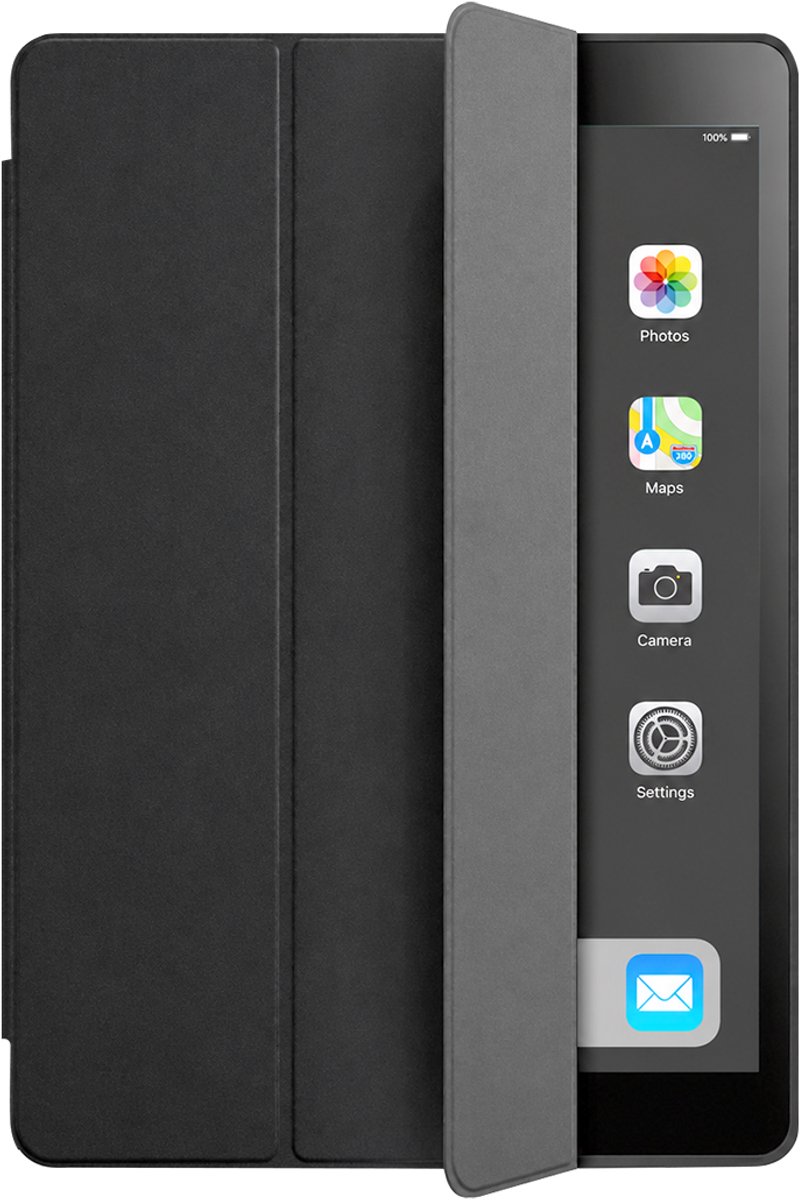 Eiger, Magnetische Folio Hoes geschikt voor iPad Air 10.9 / 11 met Stylushouder, Zwart