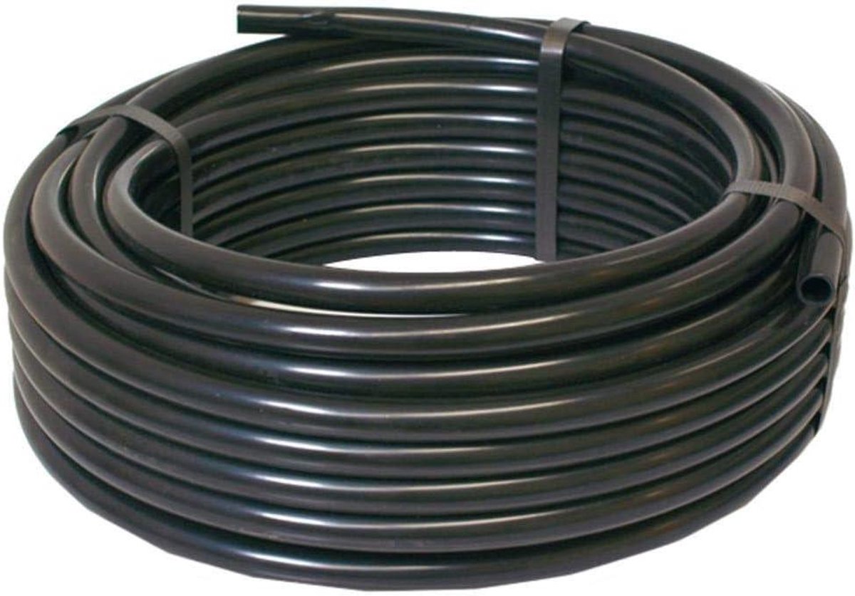 Irrigatieslang - Waterleidingslang - Tuin water geven - Hoge chemische weerstand - 100 meter - Zwart