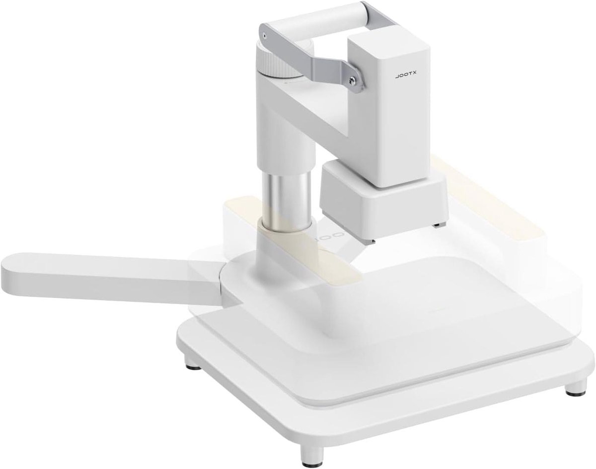 Warmtepers Platform - Persaccessoire - Transfers Maken - Handsfree Druk - 49 cm - Rookgrijs
