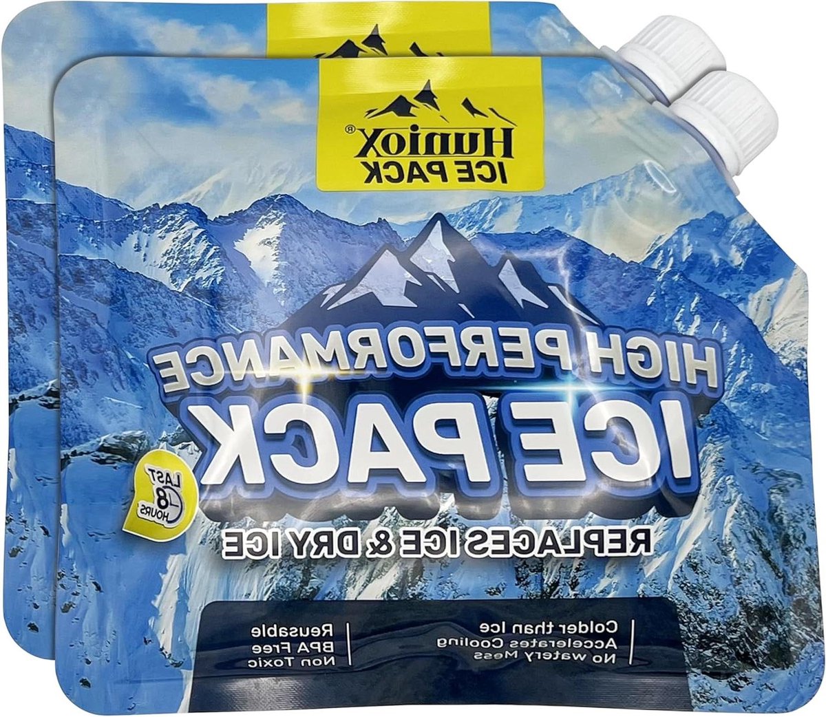 Koel elementen - Koelpacks - Koelbox vullen - Lekvrij en herbruikbaar - 4 stuks - Zilver