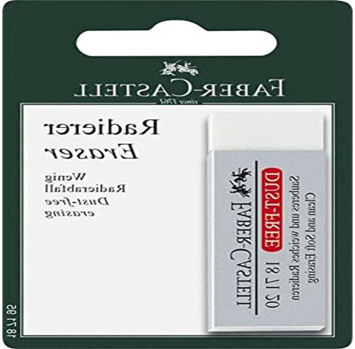 Stofvrije Gum - Potlood Gum - Fouten Corrigeren - Minimaal Afval - 10x5x10 cm - Wit