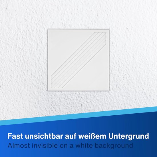 Deurbel Dubbele Klank - Gong Bel - Bezoekers Ontvangen - Mechanisch Geluid - 78 dB - Wit — afbeelding 4