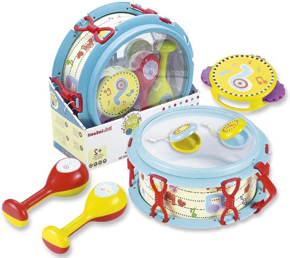 Muziek Stuur - Kind Stuur - Baby Ontwikkeling - Licht en Geluid - 33 x 20 x 10 cm - Meerkleurig