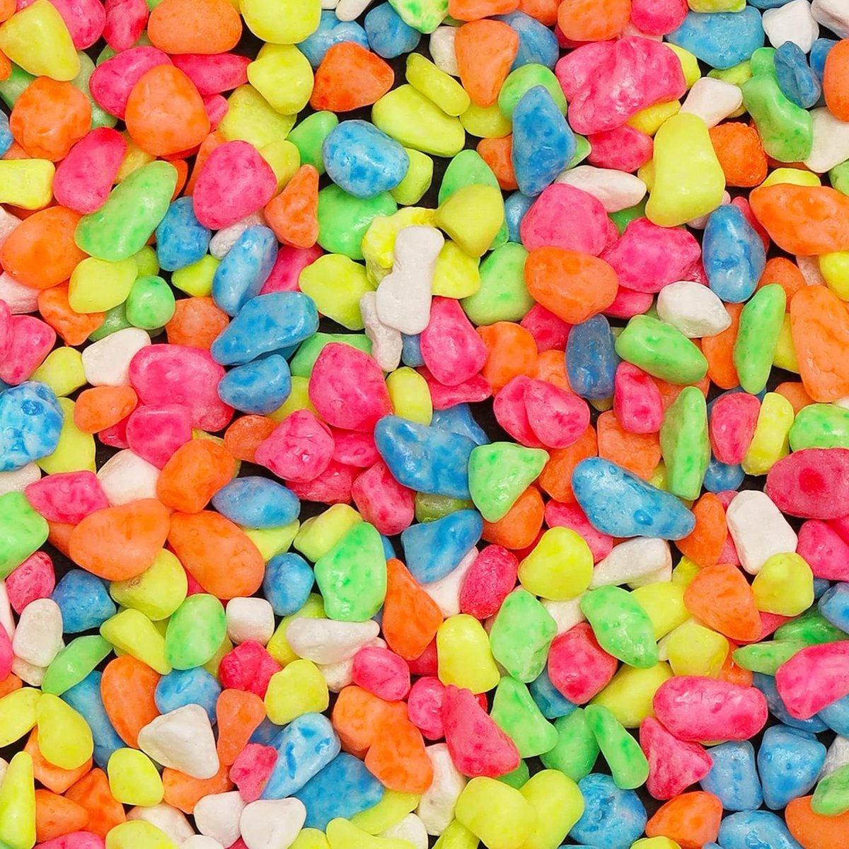 Decoratieve Stenen - Kiezels Vulling - Bloempotten Decoreren - Natuurlijke Variatie - 3.6kg Zak - Neon Kleuren