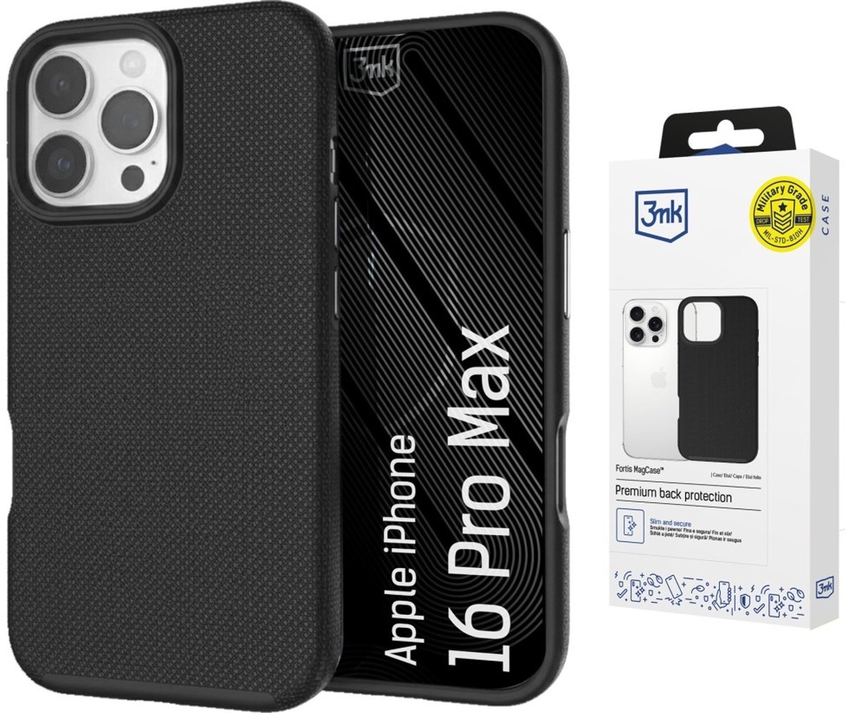 3MK Fortis MagCase Hoesje voor Apple iPhone 16 Pro Max