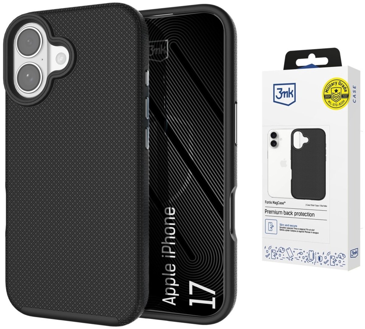 3MK Fortis MagCase Hoesje voor Apple iPhone 17