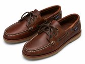 Zandstra Leren Bootschoenen Donkerbruin – Klassieke Casual Bootschoenen van Leer – Comfortabele Vrijetijdsschoenen – Maat 36