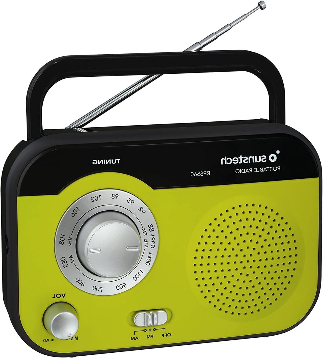 Draagbare Radio - AM FM - Muziek Luisteren - Analoge Tuner - 7.5 cm speaker - Groen