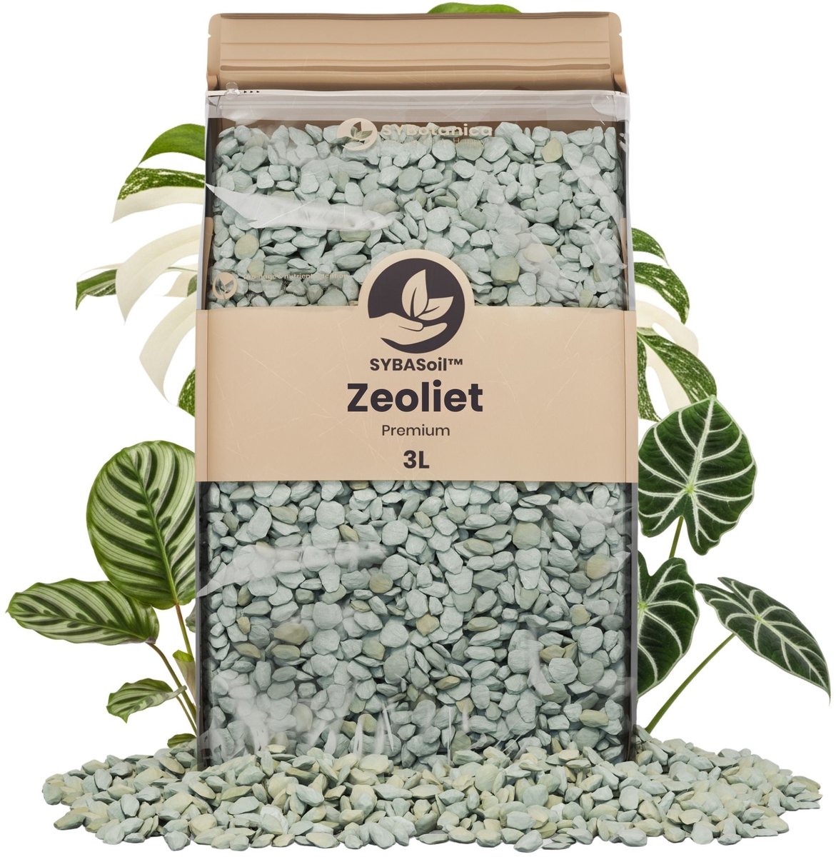 Sybotanica - Zeoliet 3L - Bodemverbeteraar - Vochtregulerend Mineraal