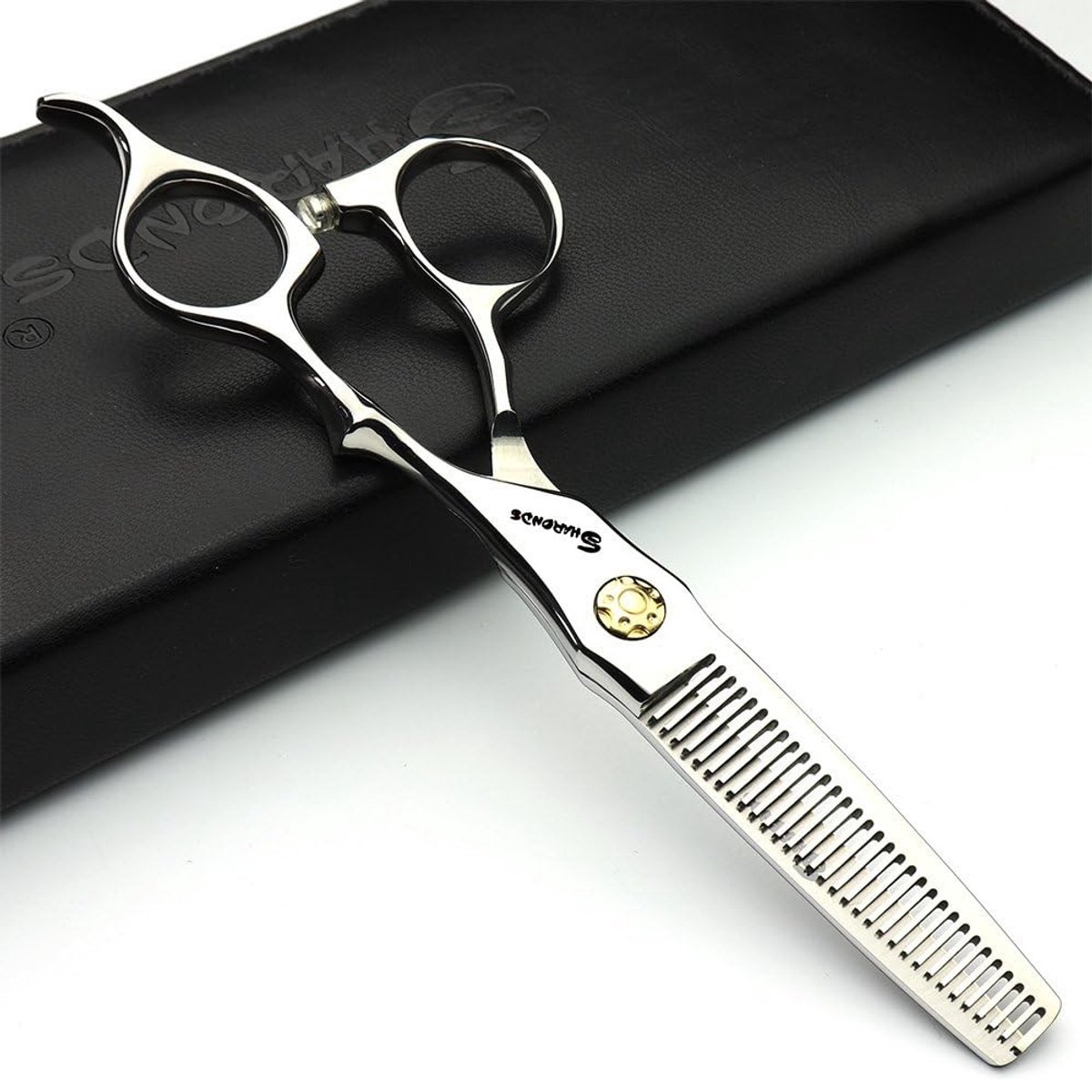 Professionele 6 Inch Kappersschaar en Uitdunschaar van Japanse 440C Staal voor Haarstyling en Modelleren