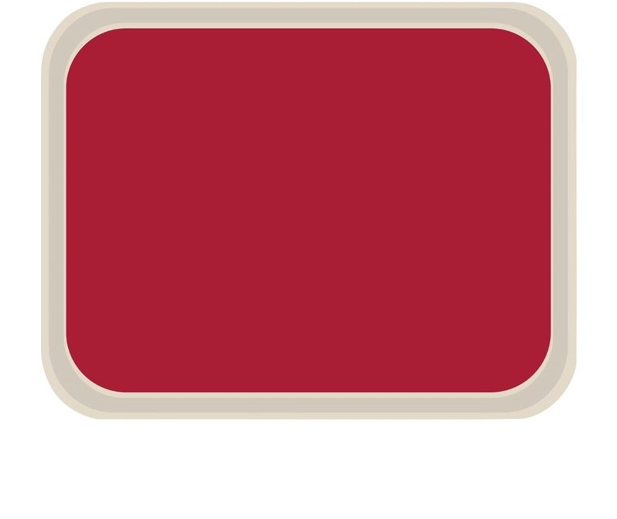 Roltex Original Dienblad Rood 47x36cm - DS087 - Horeca & Professioneel