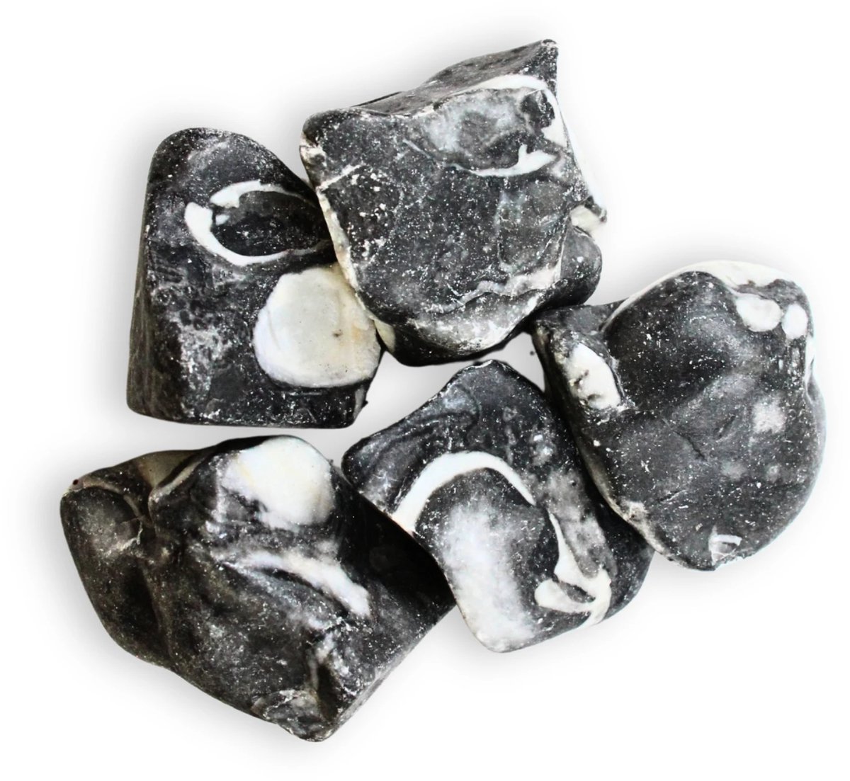 Jaspis schelp 500 gr. ruwe brokjes