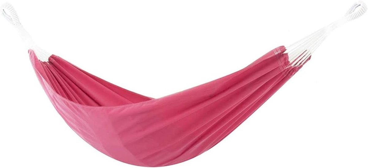 Dubbele Hangmat - Outdoor Relax - Ontspannen in de tuin - Waterafstotend materiaal - 365 x 137 cm - Fuchsia