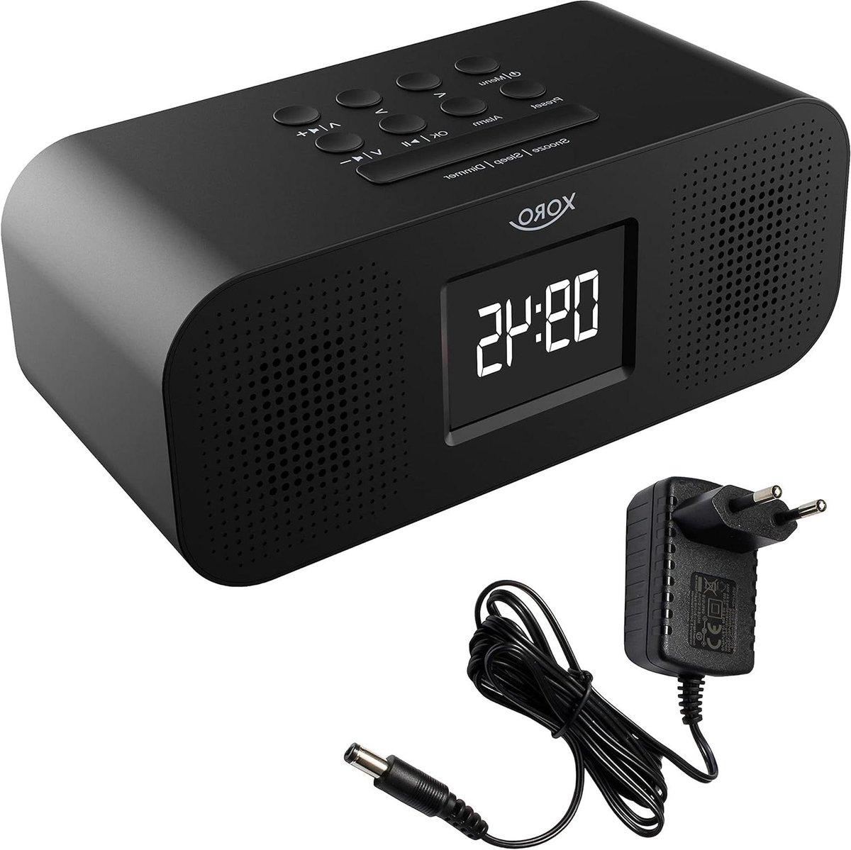 Digitale Internetradio - Wekkerradio Wifi - Muziek Luisteren - Spotify Connect Bluetooth - 2.8 inch Display - Zwart