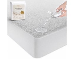 Sleep in Style Matrasbeschermer – Waterdichte Matras Protector – Luxe Molton Hoes – Ademend & Geruisloos – 100% Waterafstotend – Anti Huisstofmijt – Wasbaar
