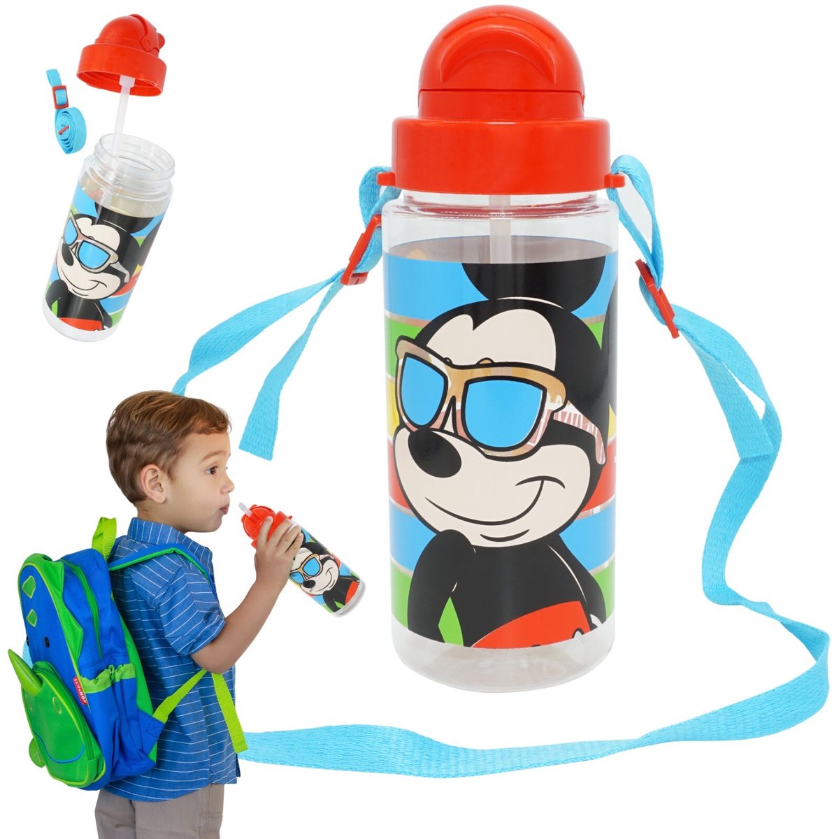 Drinkfles Mickey Mouse met rietje 500ML