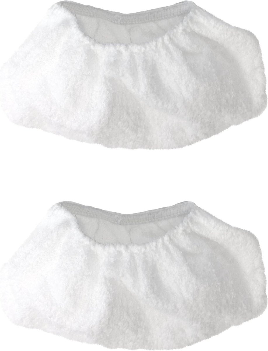 Stoomreiniger Accessoires - Sponsdoppen Set - Vuil Verzamelen - Originele Onderdelen - 2 Stuks - Grijs