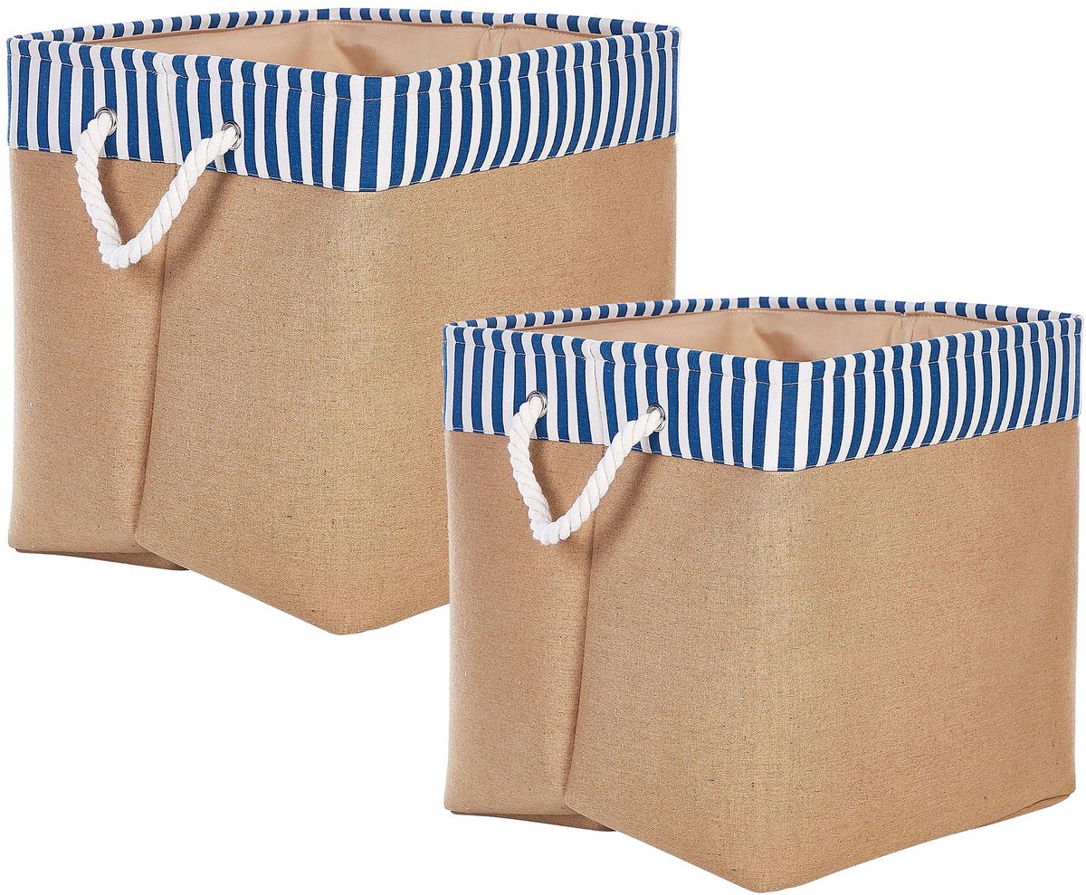 TUGUL - Manden set van 2 - Beige - Polyester