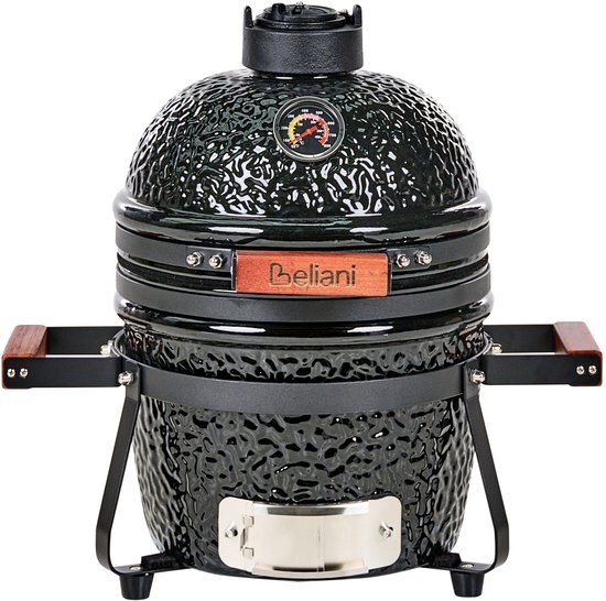 BELIANI KAMADO - Mini houtskoolgrill - Zwart - Keramiek van BELIANI — afbeelding 2