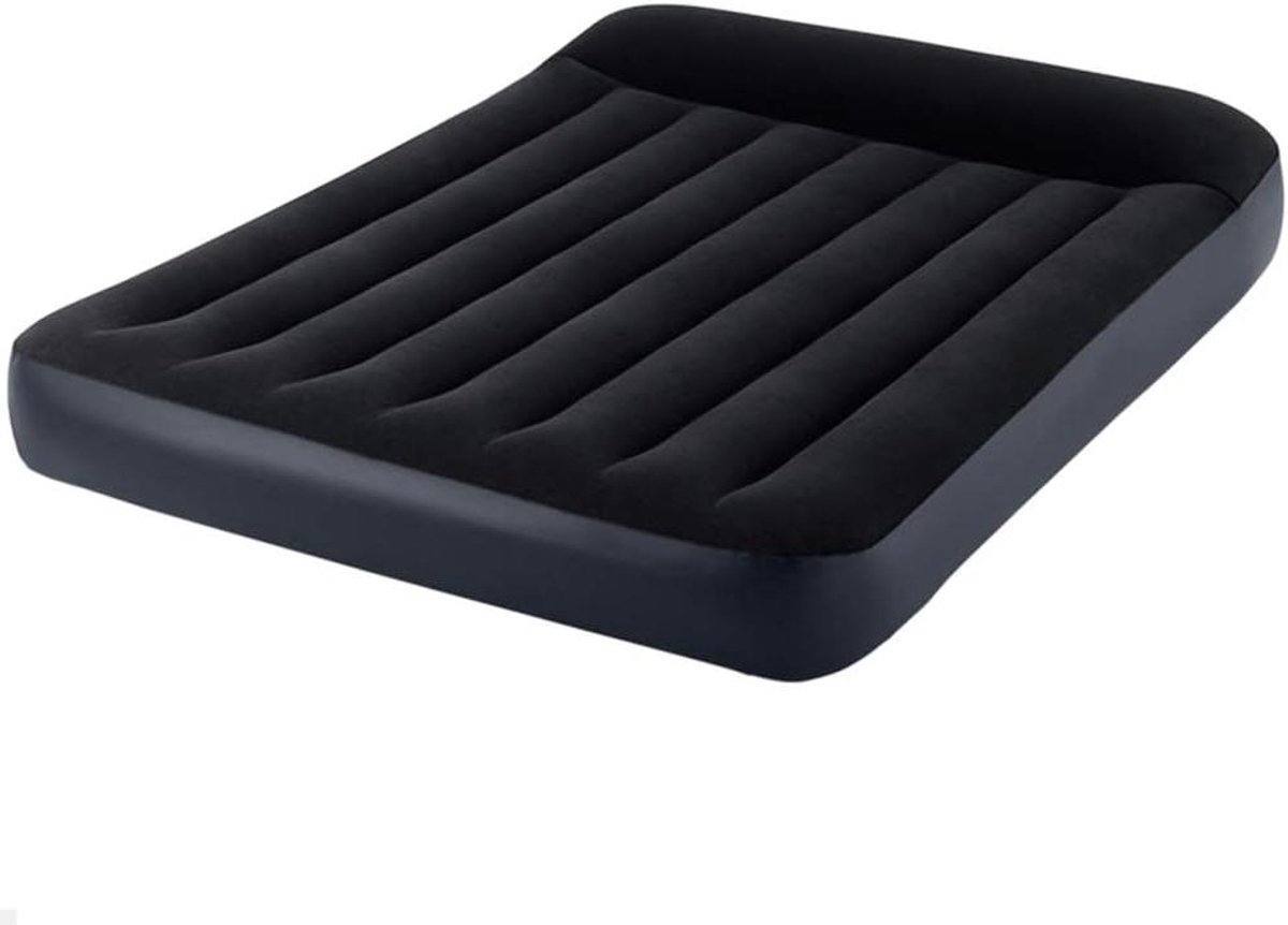 Luchtbed - Slaapmat - Gasten Ontvangen - Ingebouwde Pomp - 137x191cm - Grijs