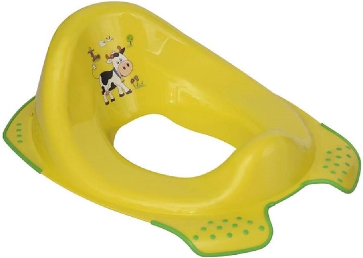 Toiletopzetstuk - Toiletbril verkleiner - Zindelijkheidstraining - Ergonomische vorm - 40 x 29 x 12 cm - Lichtgroen