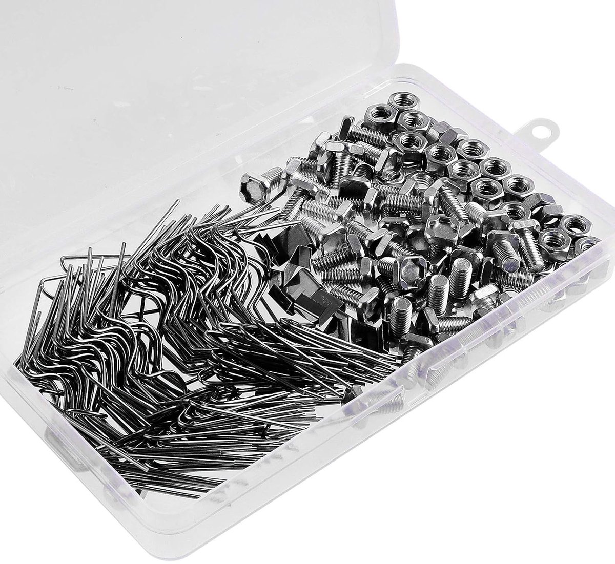 Reparatieset voor broeikas - 230 stuks bevestigingsclips, moeren en bouten