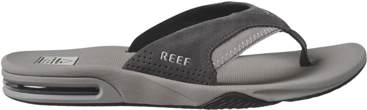 Reef Fanning Suede Grijs