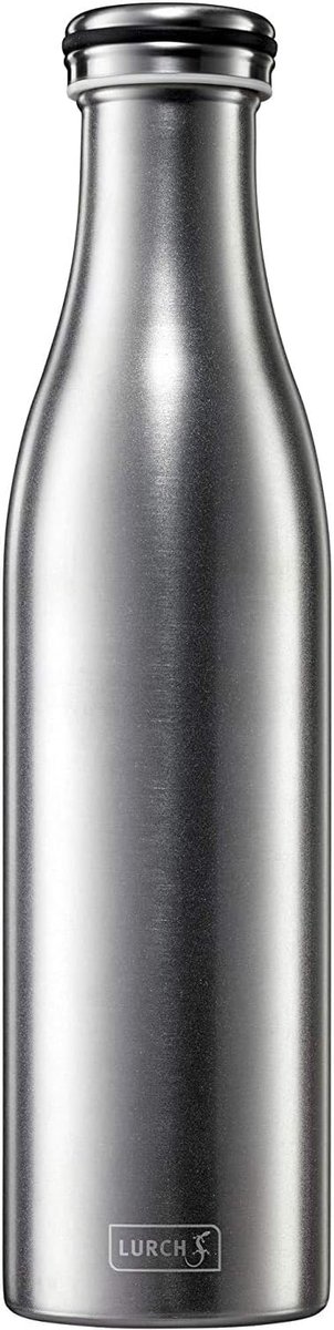 Thijox - Thermosfles 0,75L - Dubbelwandig Roestvrij Staal - Warm & Koud - Zilver - Perfect voor Camping, School, Kantoor en Reizen